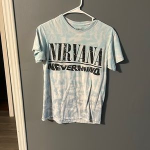 Light Blue Nirvana Tie-Dye Women’s T-Shirt
